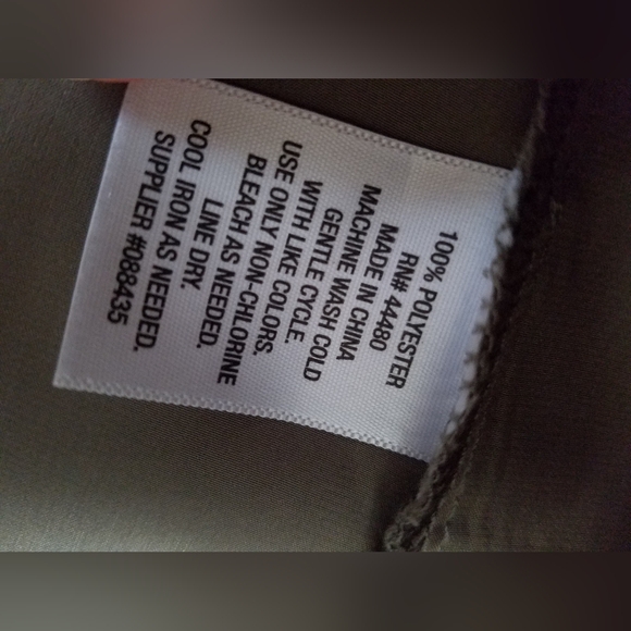 NWOT Allen B By Allen Schwartz Military Inspired Asymmetrical Zip Up Ves… - Picture 6 of 8